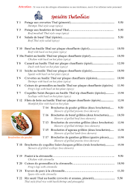 Menu Lotus d'Or Page 8