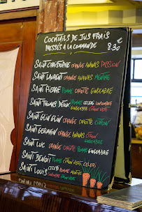 Menu Le Comptoir des Saints-Pères Page 5