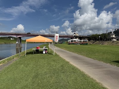 原鶴温泉 筑後川の鵜飼乗船場(上流)