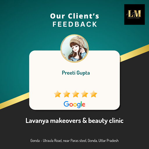 Preeti from Gonda raves about her stunning hairstyle experience at Lavanya Makeovers & Beauty Cli… post image