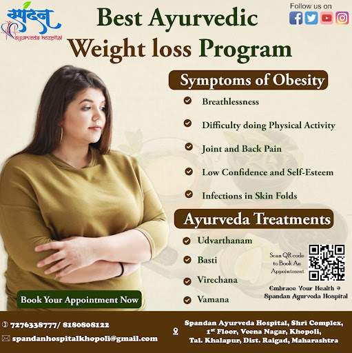 Manage your weight through Magic of Ayurveda at Spandan Ayurveda Hospital post image