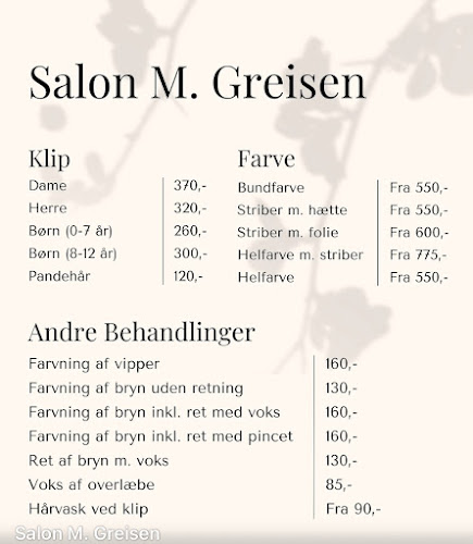 Salon M. Greisen - Frisør i Kolding