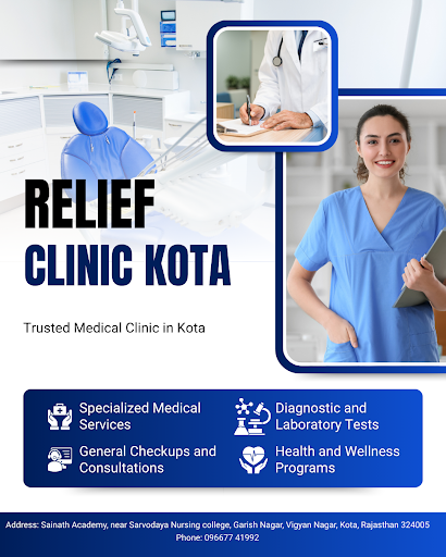 Relief Clinic Kota is a trusted medical clinic in Vigyan Nagar, Kota, providing accessible and pa… post image