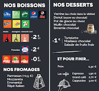 Menu Le bar à pâtes Page 1