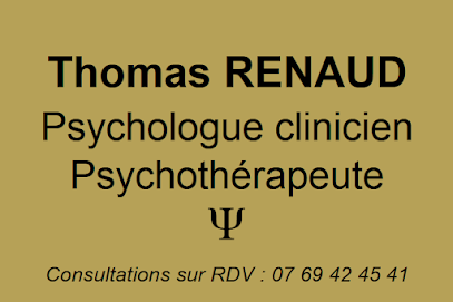 Thomas RENAUD - Psychologue clinicien, Psychothérapeute