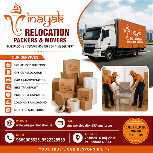 Local Shifting Made Easy with Vinayak Relocation Packers & Movers 🚚