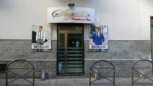 Sigillo parrucchiere per uomo