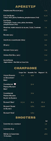 Menu Au Living Room Clamart Page 8