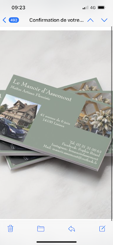 Opinii despre Le Manoir d'Assemont, Maître Artisan Fleuriste în Lisieux - Fleuriste