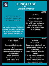 Menu L’Escapade Page 3