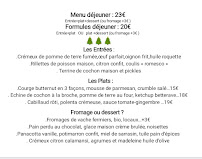 Menu Bistro Les Darons Page 1