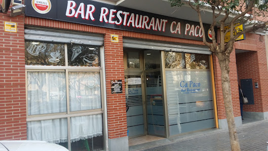 Restaurante Ca Paco Av. de la Mediterrània, 7, 46113 Moncada, Valencia, España
