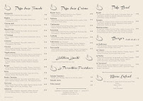 Menu Pizzeria la parenthèse Page 2