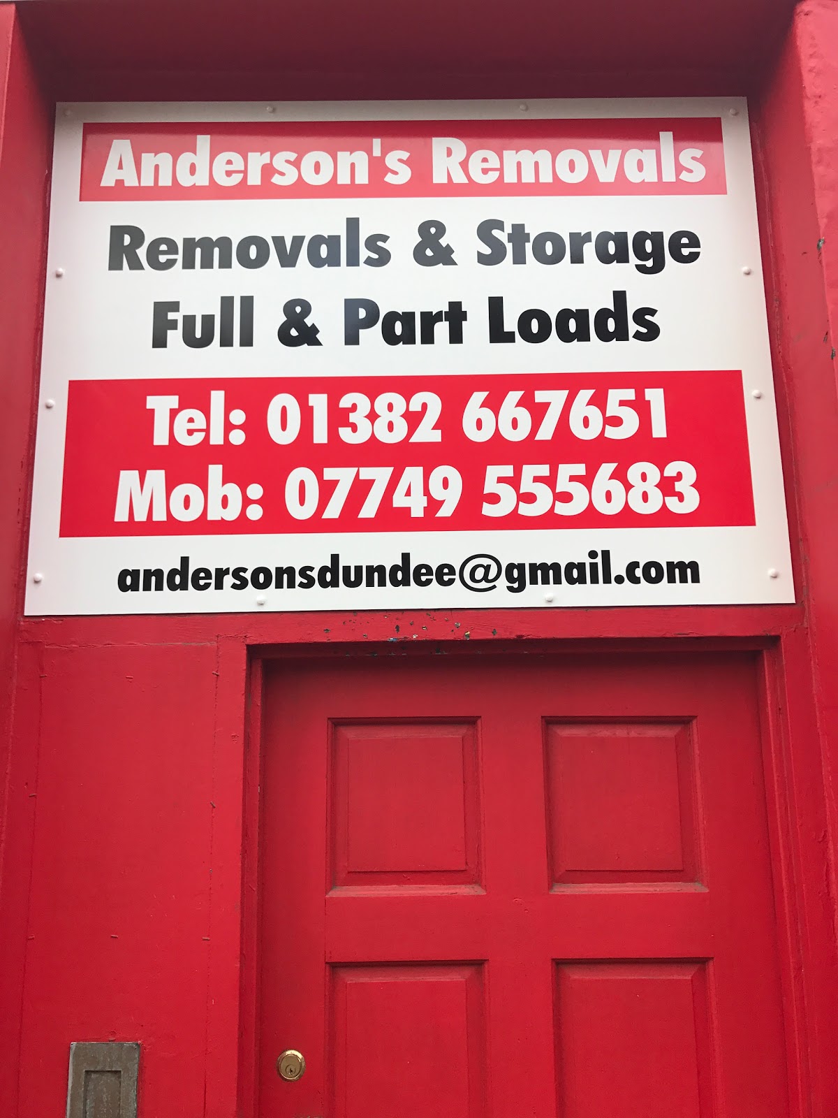 Andersons of Dundee Removals & Storage