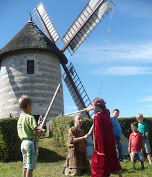 Photo n°3 de Moulin de pierre à Hauville (Moulin)