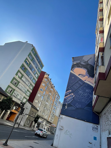 Mural Hic SVNT Dracones