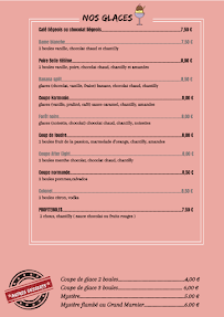 Menu Grill - Crêperie 