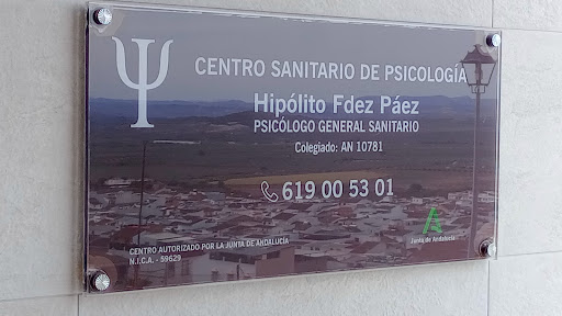 Psicólogo Hipólito Fernández Páez. CENTRO SANITARIO DE PSICOLOGÍA. AUTORIZADO POR LA JUNTA DE ANDALUCÍA. NICA 59629. - Thumbnail
