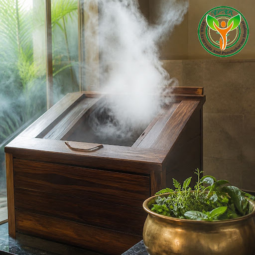 Experience the healing power of a traditional herbal steam bath at Apar Ayurveda and Panchakarma… post image