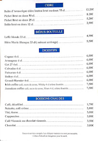 Menu Restaurant Crêperie Page 4