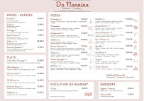 Menu Da Nonnina - Pizzeria de la plage Page 1
