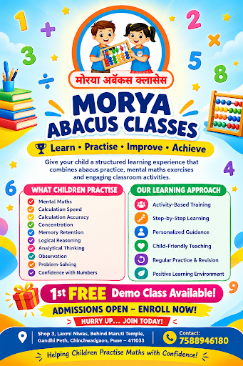 MORYA ABACUS CLASSES post image