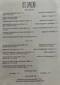 Menu Les Darons Wine Bar Page 3