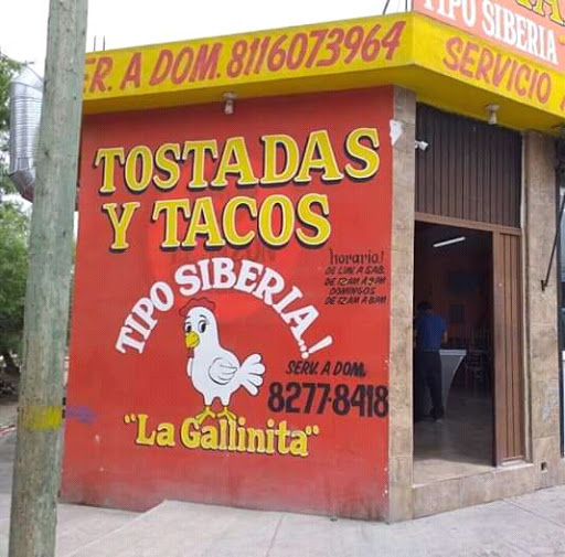 La Gallinita tostadas y tacos tipo siberia