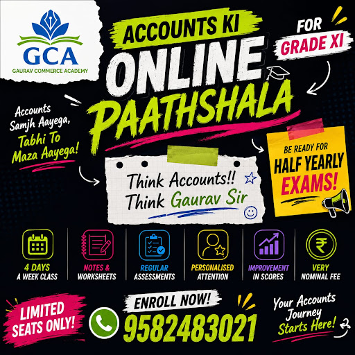 🚀 ACCOUNTS KI ONLINE PATHSHALA – FOR GRADE XI! 🚀 post image