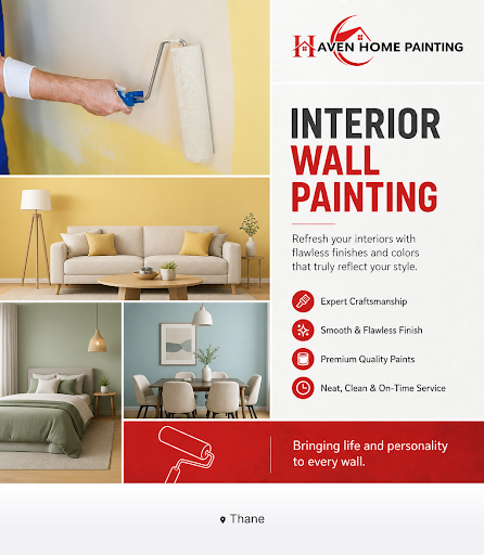 Haven Home Painting offers expert interior wall painting services to transform your space with qu… post image