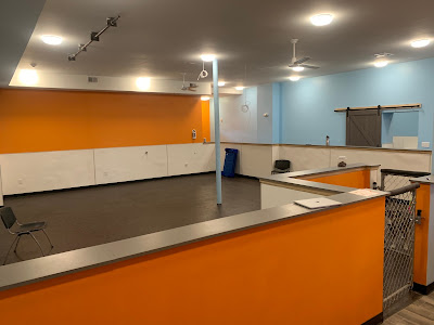 Our pups (Hilda and Bean) LOVE BarkPark. Daycare is their favorite place