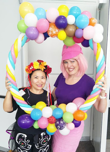 A Rainbow of Balloons