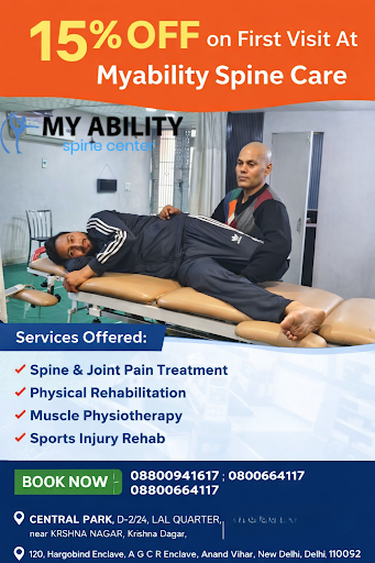 15% OFF on First Visit – Myability Spine Care, Delhi