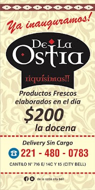 De La Ostia empanadas, Author: De La Ostia empanadas