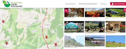 Site Producteurs Savoie Mont-Blanc