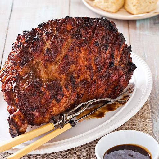 I havent made this ham in quite a while as there are only 2 of us at home.  So the picture is courtesy of cookscountry.com