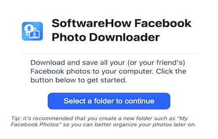 SoftwareHow Facebook Photo Downloader small promo image