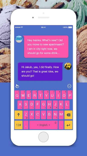 TouchPal Candy Icecream Theme