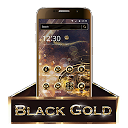 Herunterladen Black Gold Rich Theme Installieren Sie Neueste APK Downloader