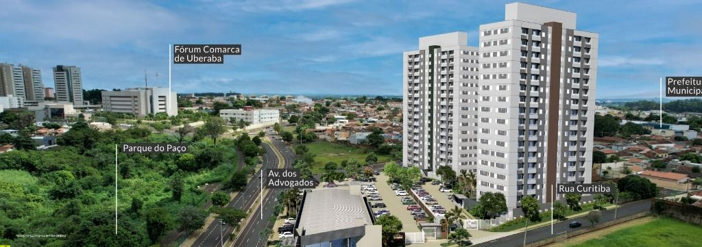 Apartamento com 2 dormitórios à venda, 48 m² por R$ 340.083,33 - Santa Marta - Uberaba/MG