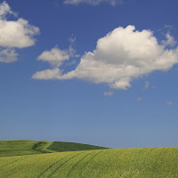 campagna e nuvole di 