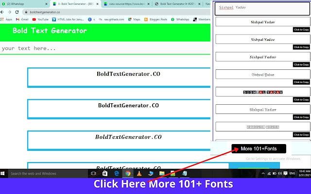 Bold Text Generator ᐈ #201+ Fancy Text Font chrome extension