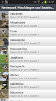 Vogelarten Melde-App Screenshot