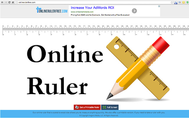 Measurement Ruler chrome extension