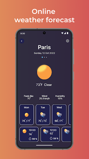 Screenshot Weather Live: Forecast Widget