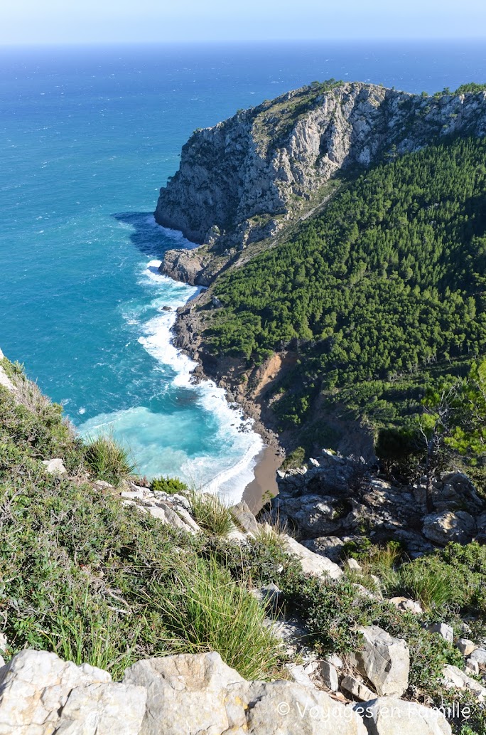 talaia alcudia, descente coll baix, plage