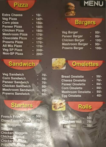 Pizza Point menu 