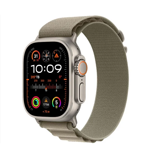 Đồng hồ Apple Watch Ultra 2 4G 49mm (Vỏ Titan Dây Vải Blue Olive Alpine - S) (MREX3VN/A)