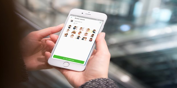 Cute couple Japanese sticker for WA(圖5)-速報App
