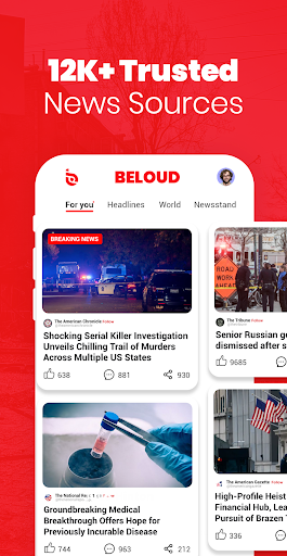 Screenshot Beloud: News & Free Speech